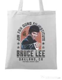 Sacosa din panza Bruce Alb