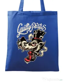 Sacosa din panza Guilty parties Albastru regal