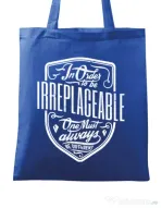 Sacosa din panza Irreplaceable Albastru regal