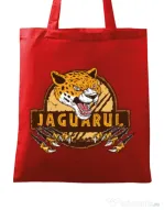Sacosa din panza Jaguarul Rosu