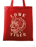 Sacosa din panza Lone tiger Rosu