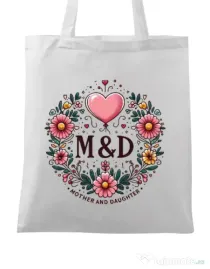 Sacosa din panza M&D 05 Alb