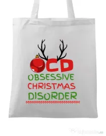 Sacosa din panza OCD Alb