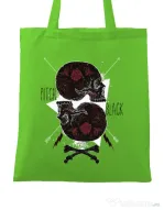 Sacosa din panza Pitch black Verde mar