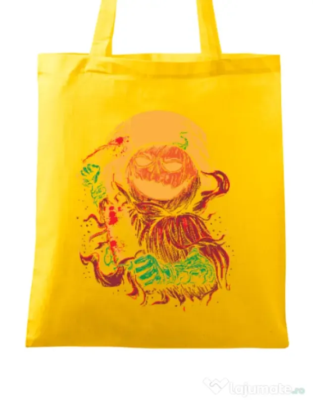 Sacosa din panza Pumpkinhead Butcher Galben