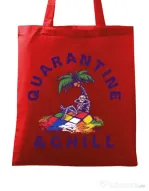 Sacosa din panza Rubik island Rosu