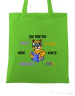 Sacosa din panza Sacoșa profesor Verde mar