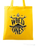 Sacosa din panza The Wild Ones Galben