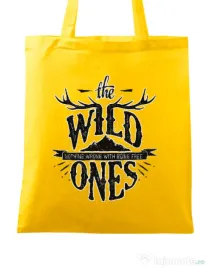 Sacosa din panza The Wild Ones Galben