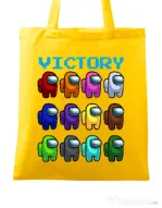 Sacosa din panza Victory Galben