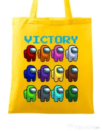 Sacosa din panza Victory Galben