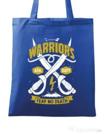 Sacosa din panza Warriors Albastru regal