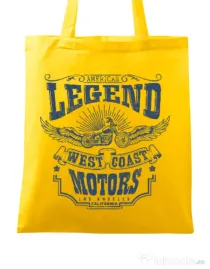 Sacosa din panza West coast motors Galben