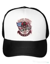 Sapca personalizata Blood sweat and gears Alb 
