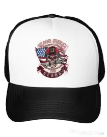 Sapca personalizata Blood sweat and gears Alb