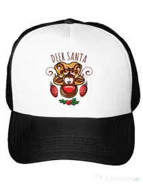 Sapca personalizata Deer santa Alb