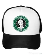 Sapca personalizata Frozen coffee Alb