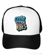 Sapca personalizata Good vibes Alb