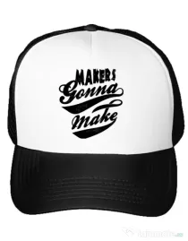 Sapca personalizata Makers gonna make Alb