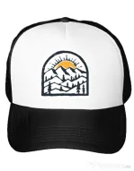 Sapca personalizata Mountain beauty Alb