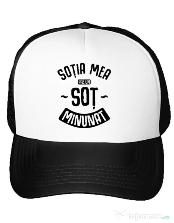 Sapca personalizata Un sot minunat Alb