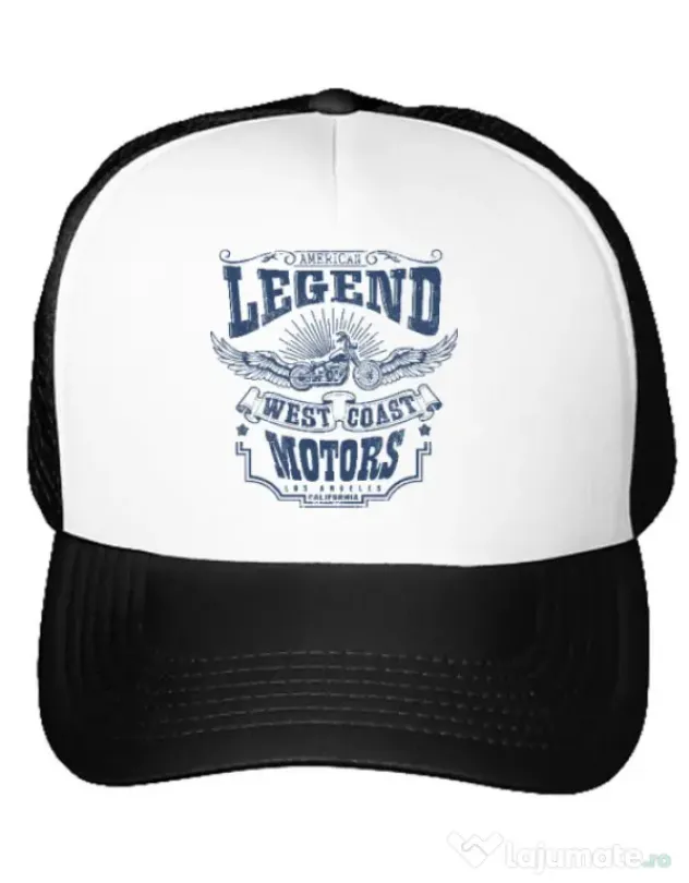 Sapca personalizata West coast motors Alb