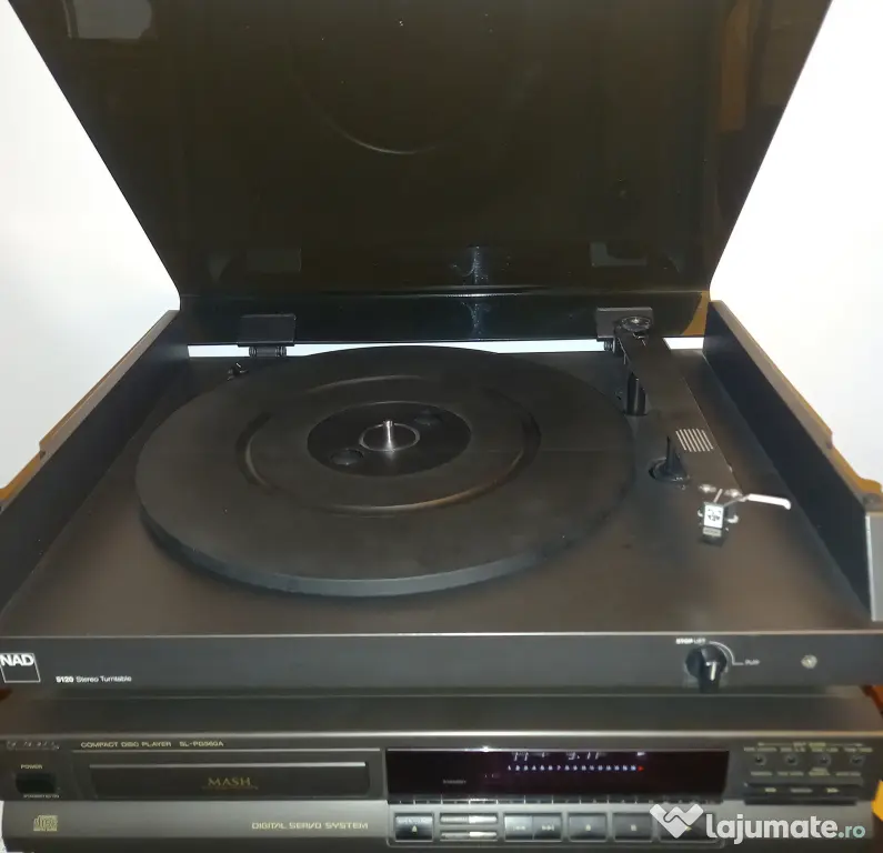 Pick-up NAD, Ampli-Tuner și CD-Player Technics