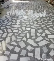 Slefuire, egalizare, chituire și lustruire marmură