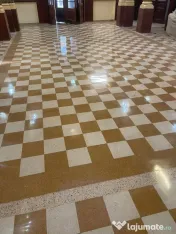 Slefuire, egalizare, chituire și lustruire marmură