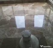 Slefuire, egalizare, chituire și lustruire marmură