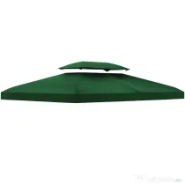 Outsunny Prelata pentru Foisor 4x3 m cu 2 Niveluri