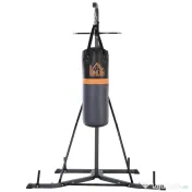 HOMCOM Aparat Multifuncțional pentru Box, cu Sac de Box Reglabil și Punching Ball, Ideal pentru Antrenament și Fitness Acasă | Aosom Romania 