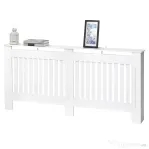 Homcom Masca Calorifer 172×19×81 cm – MDF Alb, Design Elegant & Practic