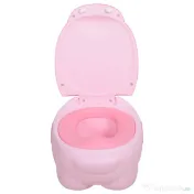 HOMCOM Olita pentru Copii de la 6 Luni Antialunecare Hipopotam Roz 40 x 30 x 23cm | Aosom Romania 