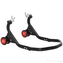 DURHAND Stender spate Universal de Ridicare pentru Motociclete pana la 200 kg, Negru