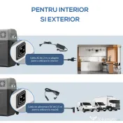HOMCOM Frigider Auto de 50L cu Panou Touch, Mâner și 2 Roți, 58.6x37.8x54.5 cm, Gri | Aosom Romania
