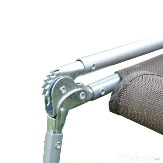 Outsunny Sezlong de Grădină Reglabil, Confortabil, din Textilena, Culoare Cafea, 182x56x28cm | Aosom Romania
