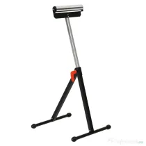 HOMCOM trepied cu Role si Inaltime Reglabila din Metal, Design Pliabil care Economiseste Spatiu cu Rulmenti cu Bila, 44x50x68-110 cm, Negru si Argintiu