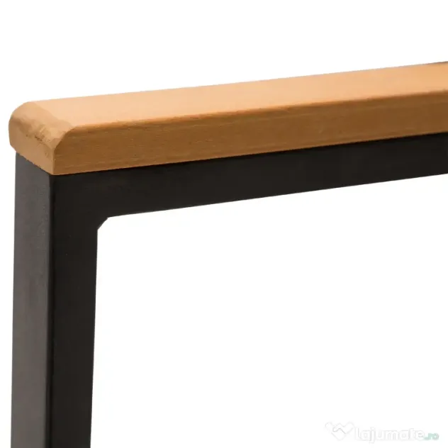 Outsunny Set Mobilier de Grădină din Ratan din 2 Scaune cu Brațe pentru Terasă, Bancă și Masă de Cafea, 80x42x37 cm, Negru | Aosom Romania