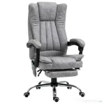 Scaun birou masaj si incalzire, pivotant 360°,62x67x113-120 cm,120 kg,Vinsetto | Aosom Romania