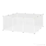 Pawhut Adapost Modular – 12 Panouri pentru Pui & Animale Mici