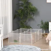 Pawhut Adapost Modular – 12 Panouri pentru Pui & Animale Mici 