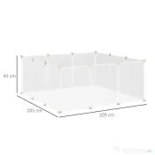 Pawhut Adapost Modular – 12 Panouri pentru Pui & Animale Mici 