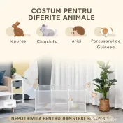 Pawhut Adapost Modular – 12 Panouri pentru Pui & Animale Mici 