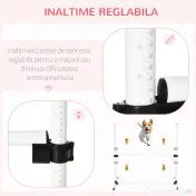 PawHut set obstacole din 4 piese pentru antrenament caini