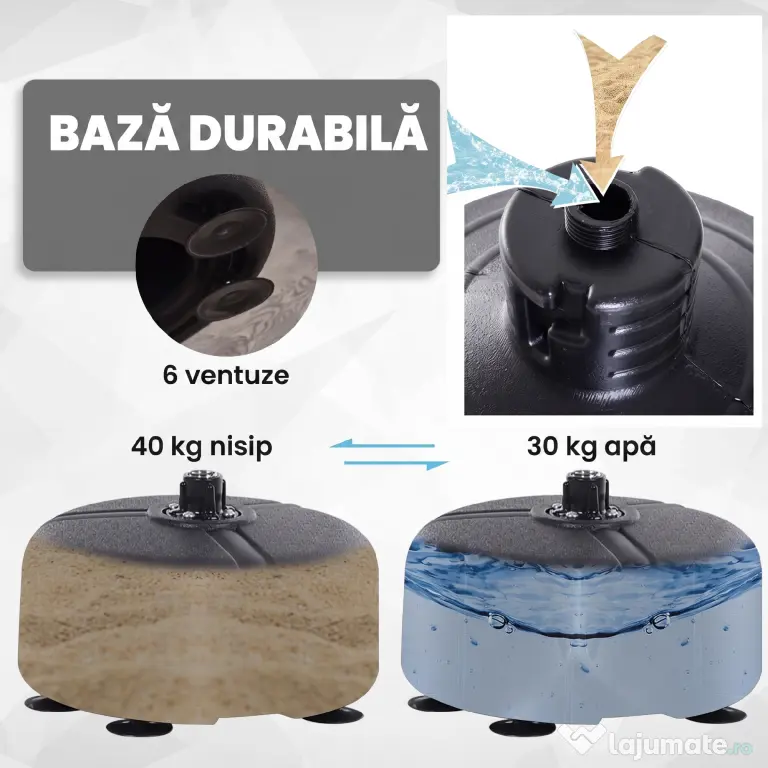 HOMCOM Punching Ball cu Înălțime Reglabilă cu Mănuși de Box, din Oțel, Piele Sintetică și PE, Ø48x136-154 cm, Negru și Roșu