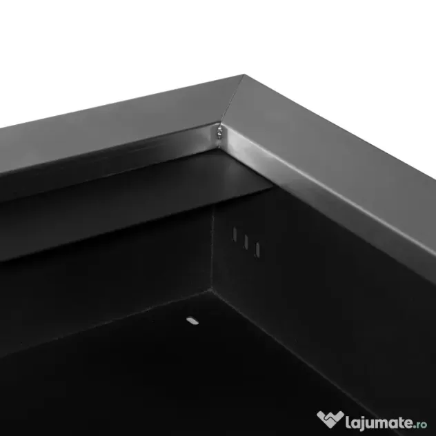 HOMCOM Semineu pe Bioetanol incalzitor Realizat din Inox cu 2 Arzătoare, aparat de incalzire ecologic 110x54x14cm Aosom |Romania