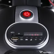 Motoreta Jucarie HOMCOM Suspensie Dubla Muzica si Lumini pentru Copii de la 3 la 6 ani Rosu | Aosom Romania
