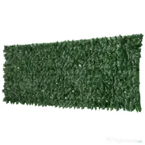 Outsunny Gard Viu Artificial în Rulou, Paravan de Protecție și Intimitate din PE Anti-UV pentru Balcon sau Curte, 300×100 cm, Verde Închis
