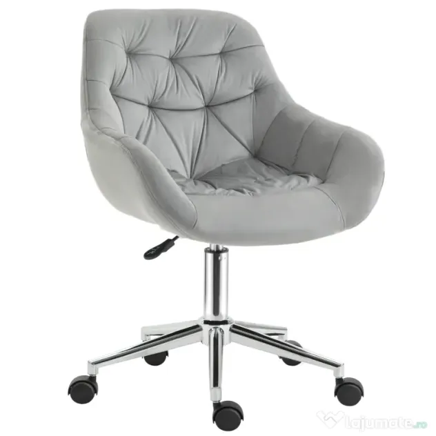 Vinsetto scaun ergonomic de birou, 59x58x80-90 cm, gri | Aosom Romania